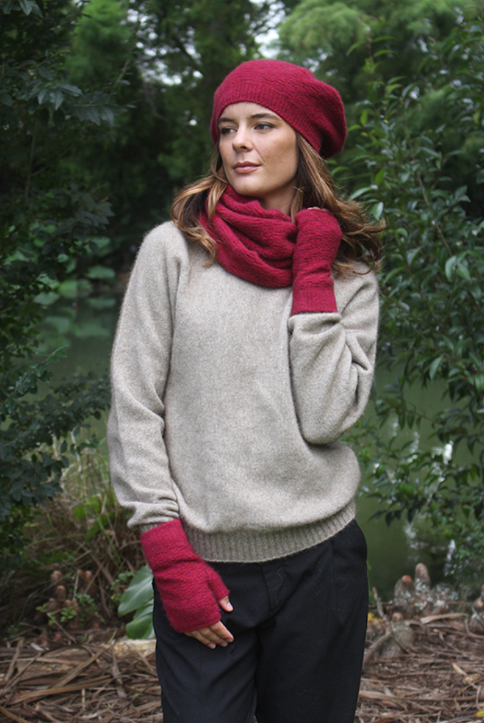 Lothlorian - Merino & Possum Dash Set (9718+9715+9717)Raspberry