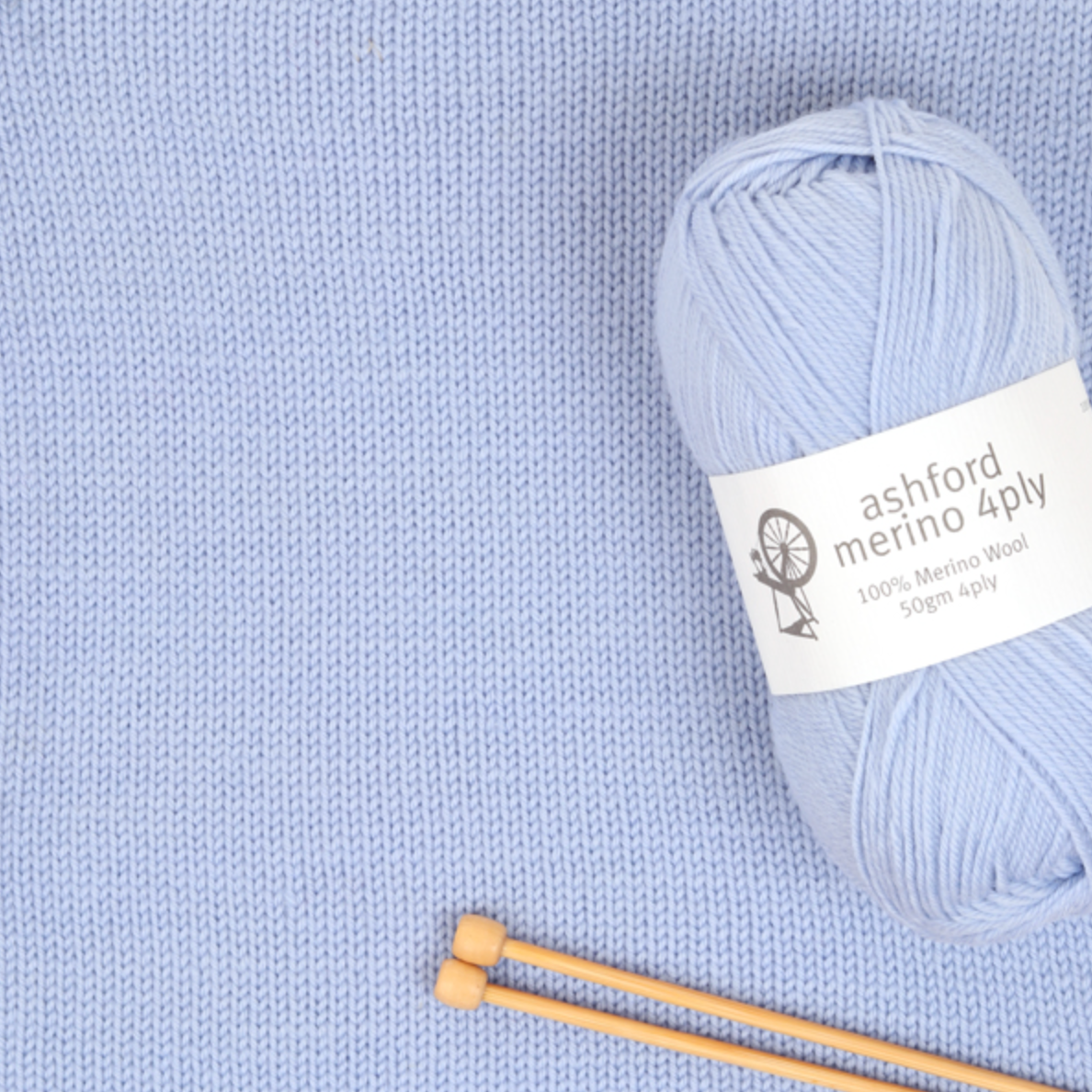 Ashford Merino 4PLY 50g Yarn Gingham