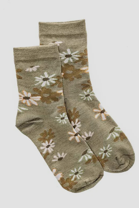 Norsewear - Merino Daisy Bloom Sock (NW1021)Sage
