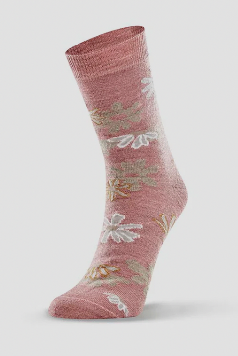 Norsewear - Merino Daisy Bloom Sock (NW1021)Dusty Pink