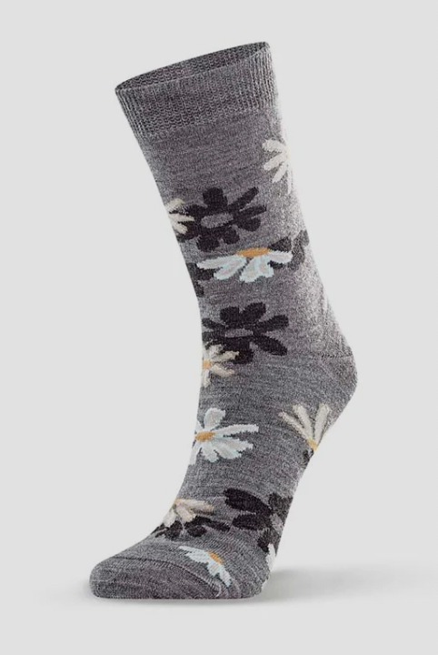 Norsewear - Merino Daisy Bloom Sock (NW1021)Grey