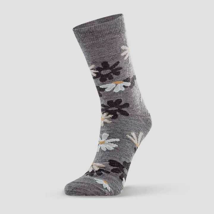 Norsewear - Merino Daisy Bloom Sock (NW1021)Grey