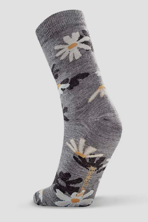 Norsewear - Merino Daisy Bloom Sock (NW1021)Grey