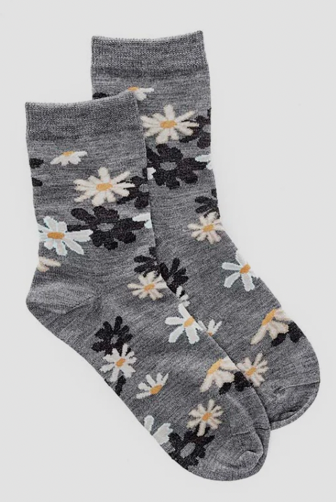 Norsewear - Merino Daisy Bloom Sock (NW1021)Grey