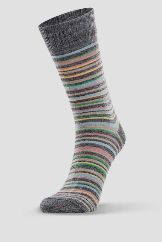 Norsewear - Ladies Fine Line Merino Stipe Sock (NW1020)Grey