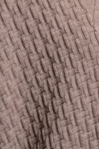 Close up of Country Laine - Merino Textured Sloppy Joe (CL0059) in the colour Chateau.