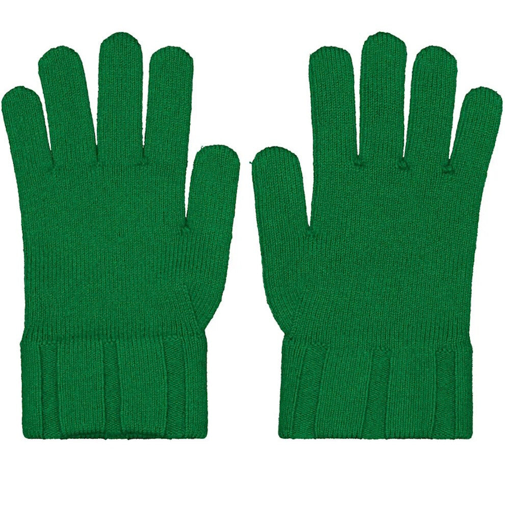 Royal Merino - 100% Merino Rib Glove - Parrot Green