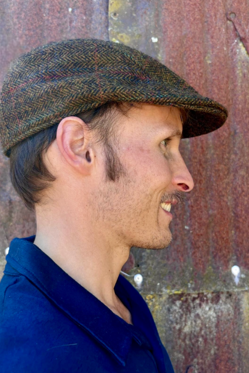 Hills Hats - Castleford English Tweed Premium Duckbill (HHCD)Castleford Brown
