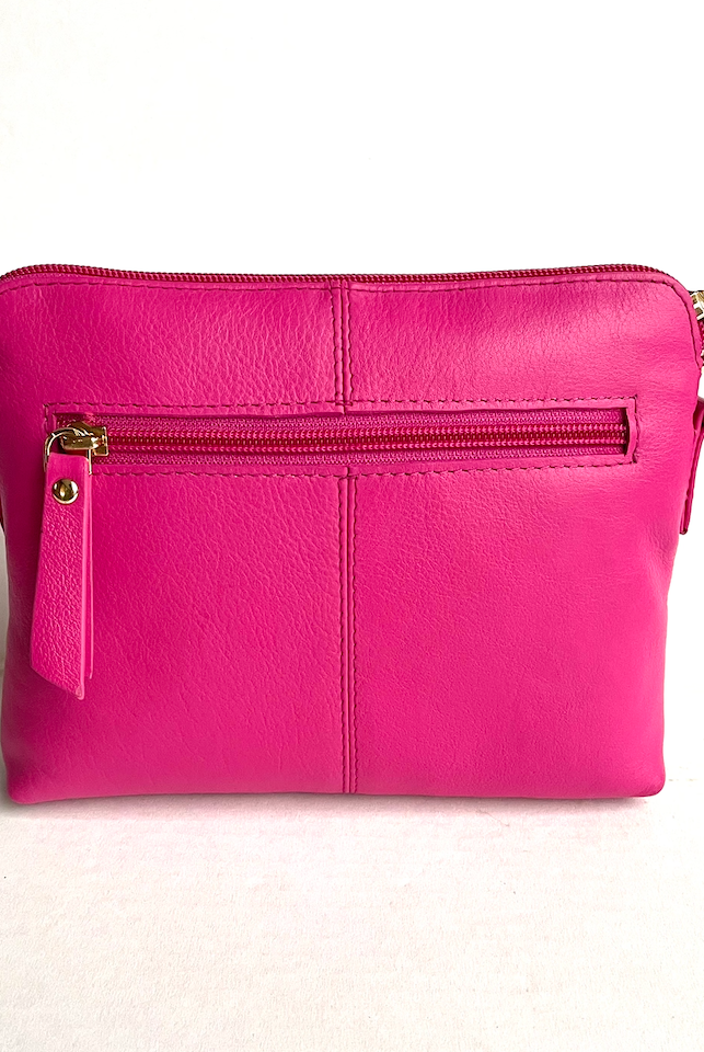 Baron - Leather Mini Handbag (2544) Hot Pink