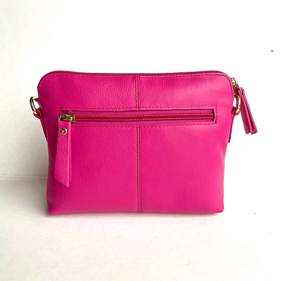 Baron - Leather Mini Handbag (2544) Hot Pink