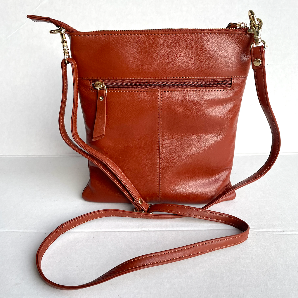 Baron - Leather Medium Handbag (2545 )Chestnut