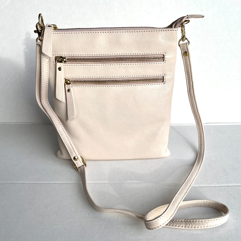 Baron - Leather Medium Handbag (2545)Tapioca