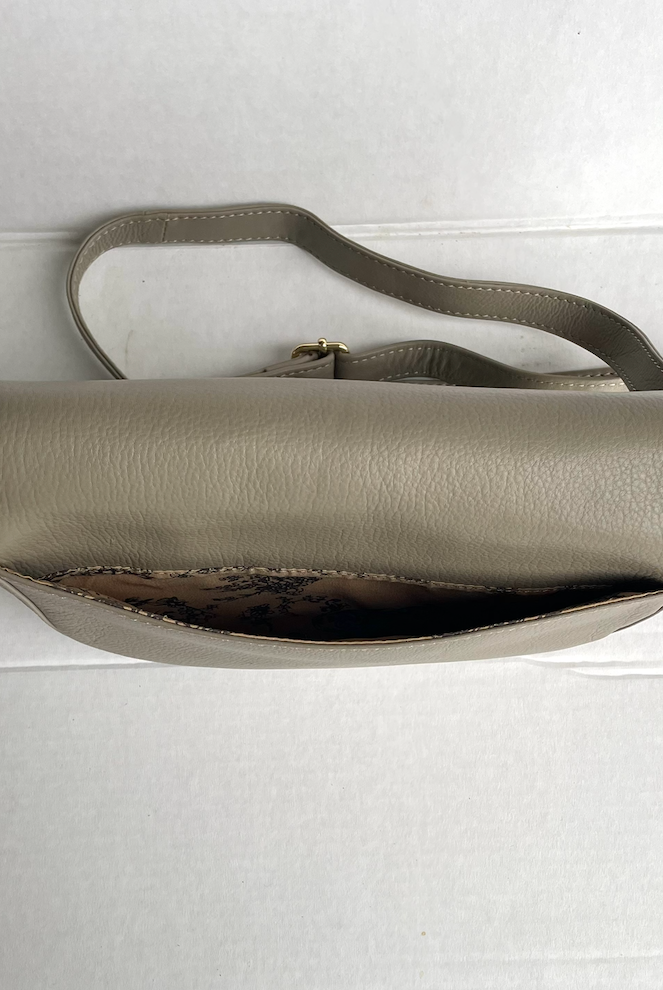 Baron Bags - Leather Half Moon Handbag (2563)