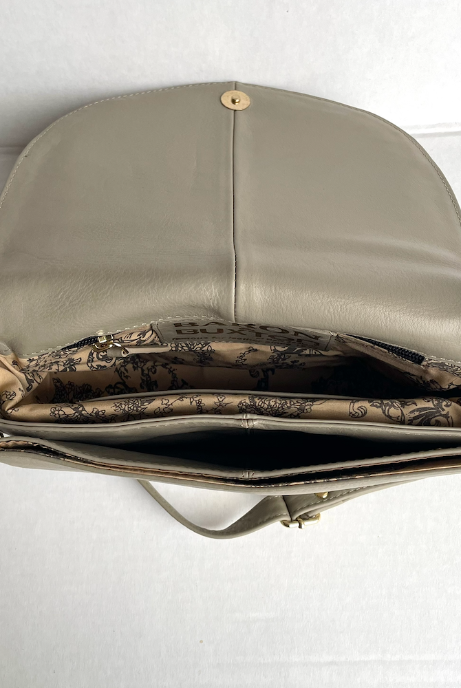 Baron Bags - Leather Half Moon Handbag (2563)