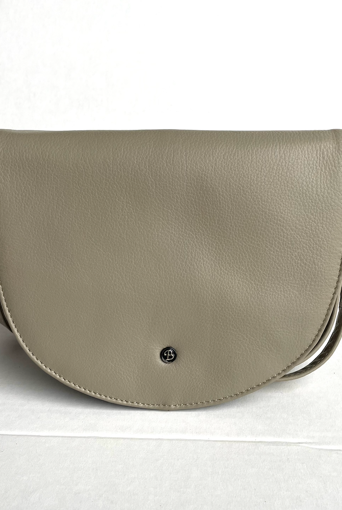 Baron Bags - Leather Half Moon Handbag (2563)