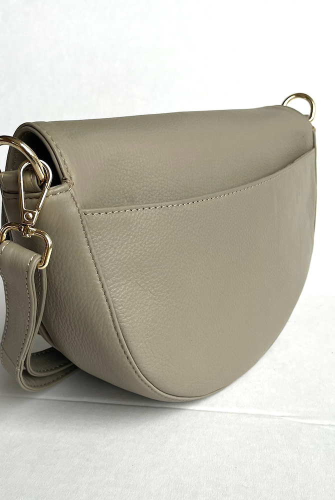 Baron Bags - Leather Half Moon Handbag (2563)