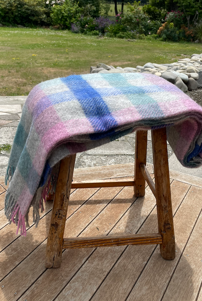 Klippan - Lambswool and Gotland Multi Throw Pastel