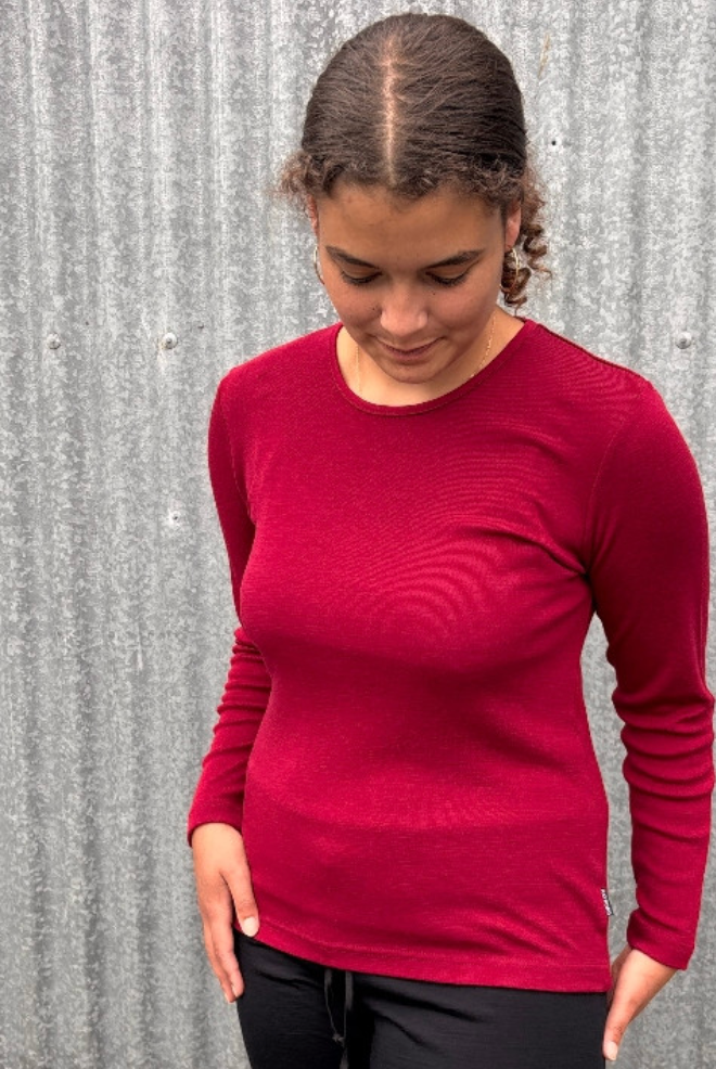 Bay Road Merino - Crew Neck Top (BR840-BR817)