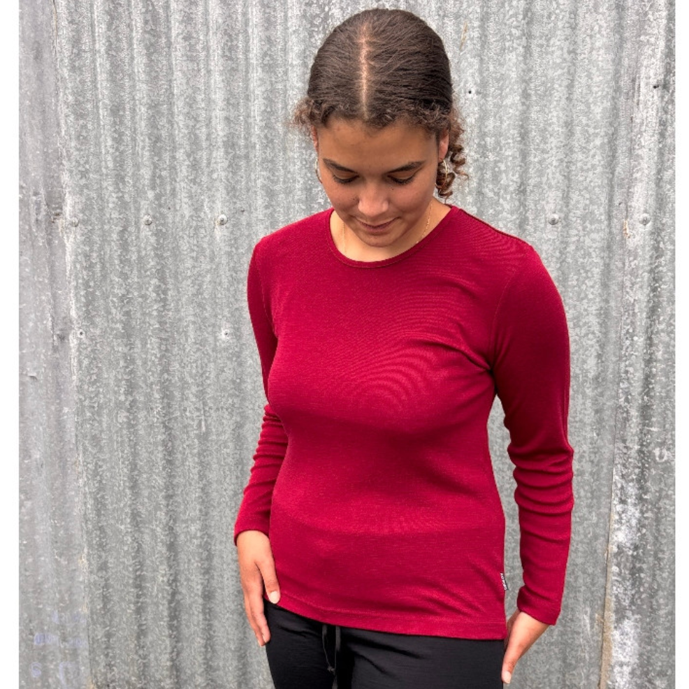 Bay Road Merino - Crew Neck Top (BR840-BR817)