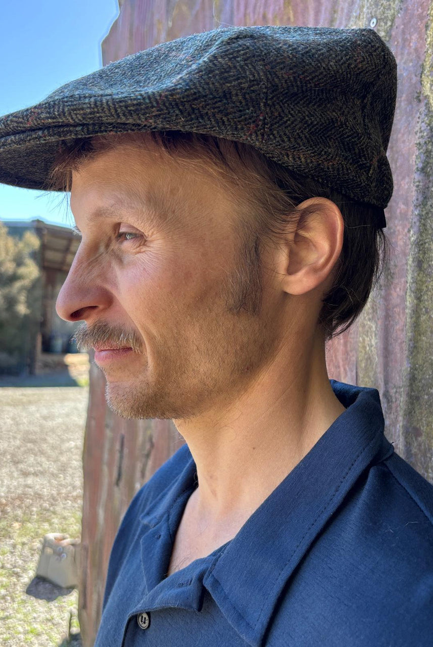 Hills Hats Warrington Tweed Traditional Cheesecutter (HH259)