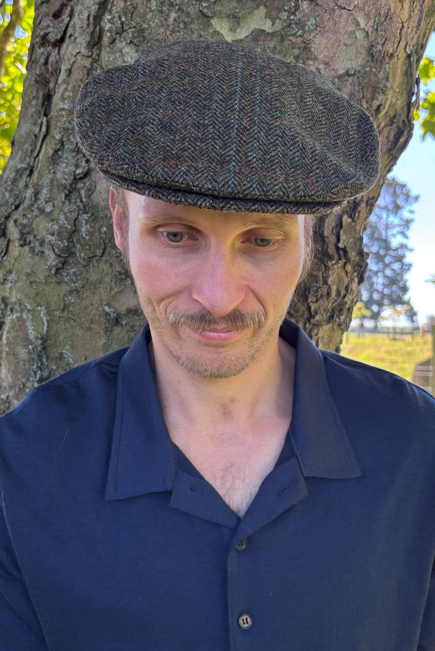 Hills Hats Warrington Tweed Traditional Cheesecutter (HH259)