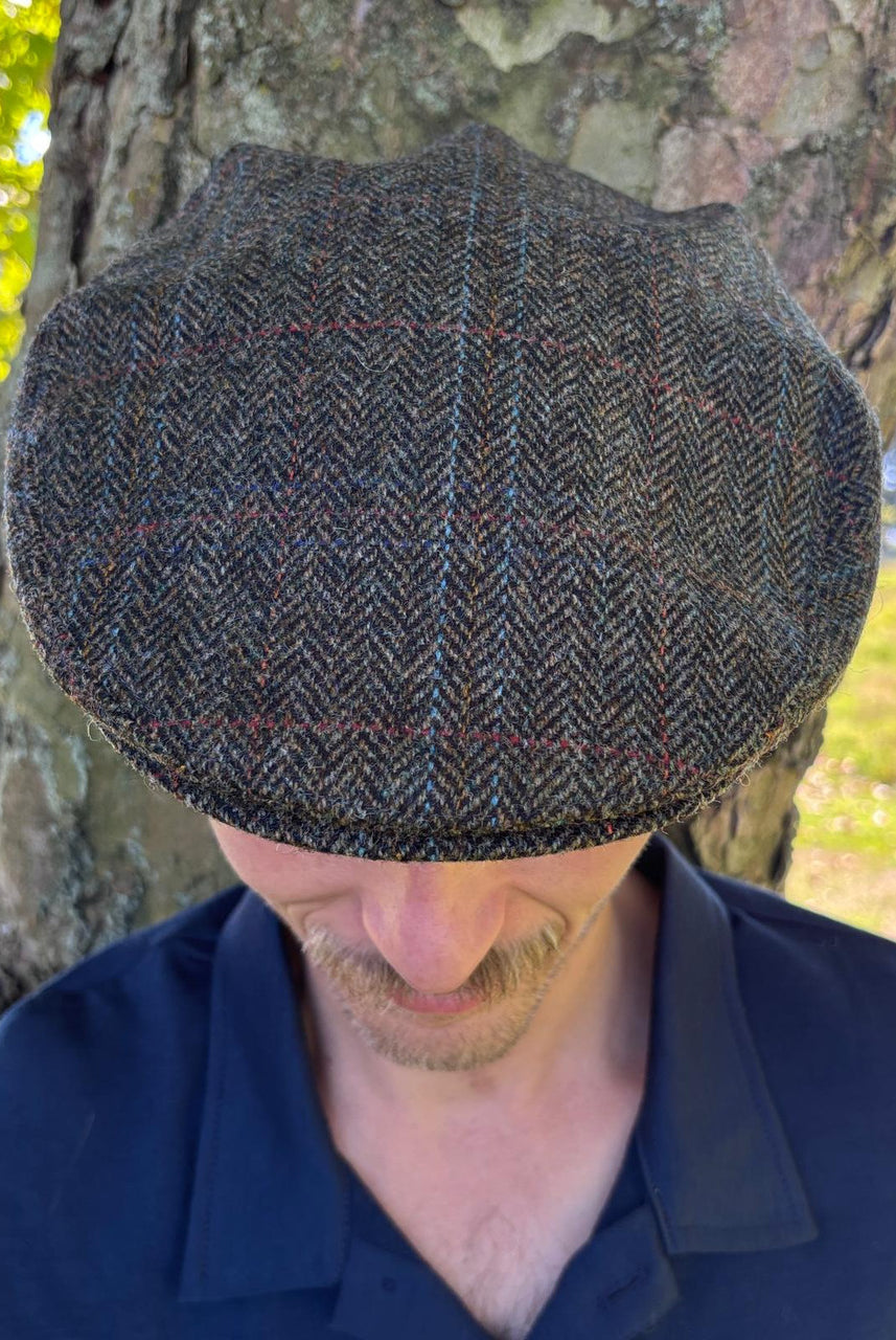 Hills Hats Warrington Tweed Traditional Cheesecutter (HH259)