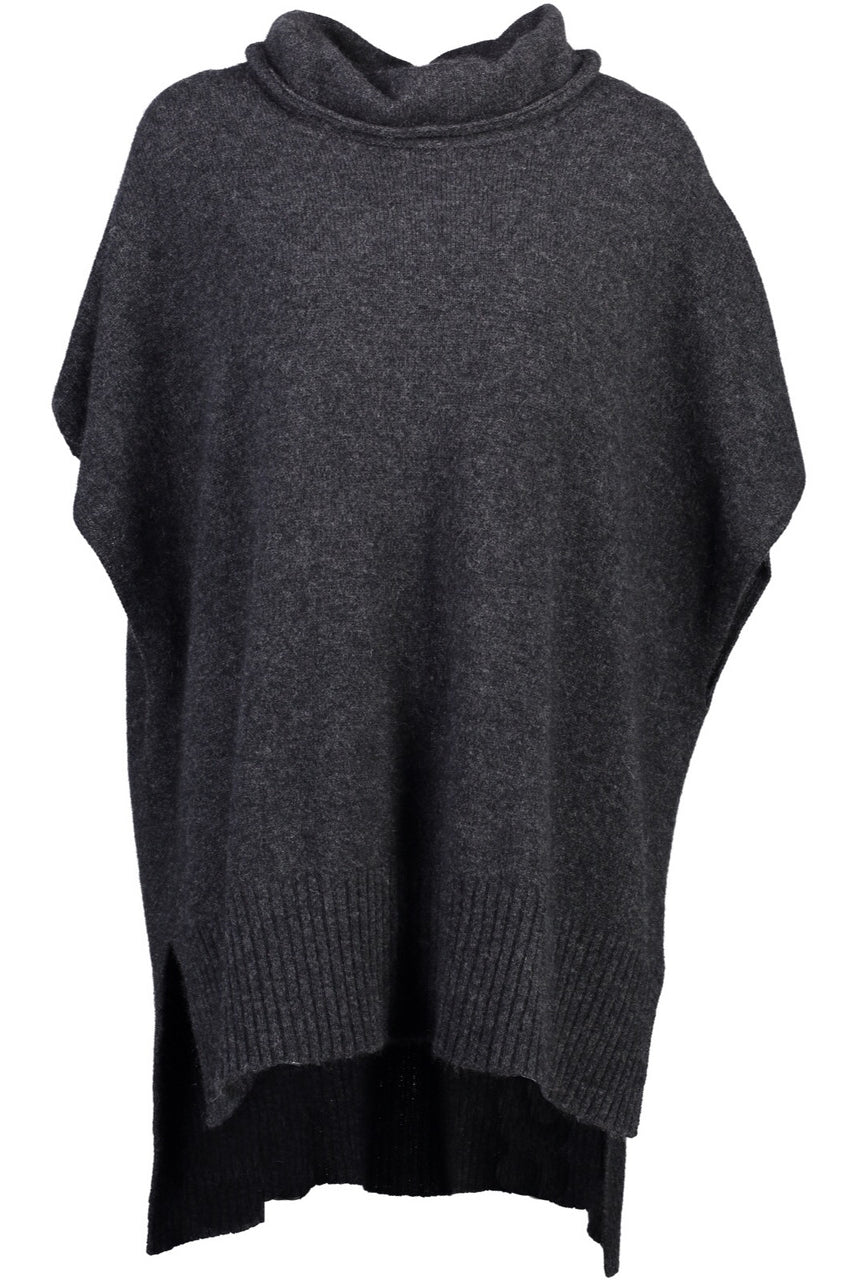 Charcoal colour poncho