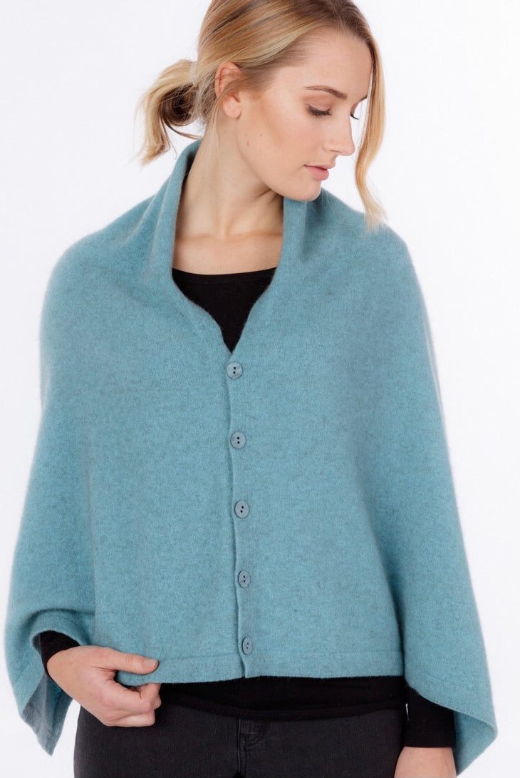 Native World - Merino & Possum Anyway Wrap (NE557)Topaz