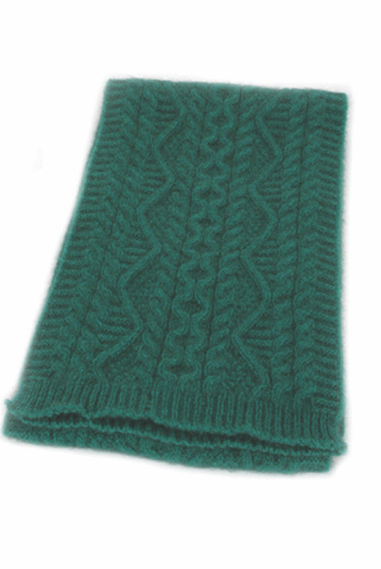 Scarf in emerald