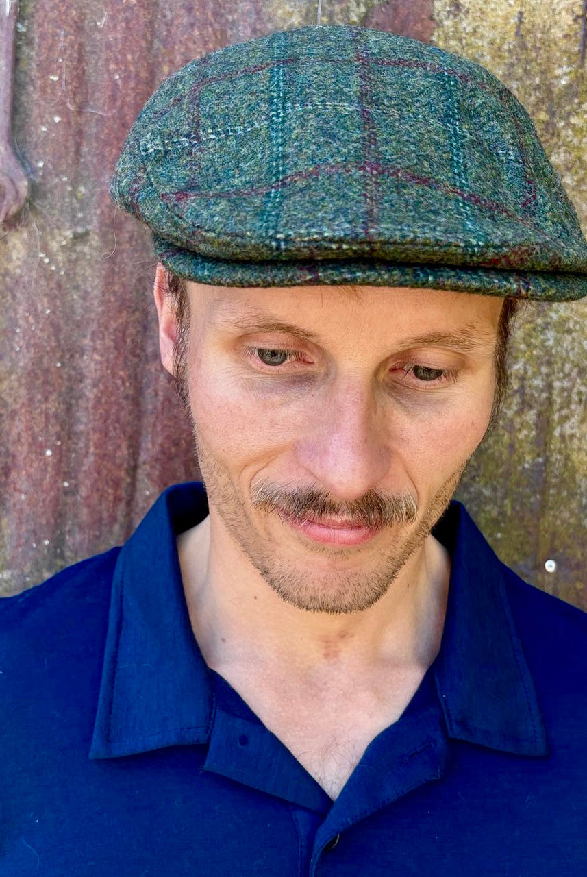 Hills Hats - Premium English Wool Tweed Driving Cap (HH2890)