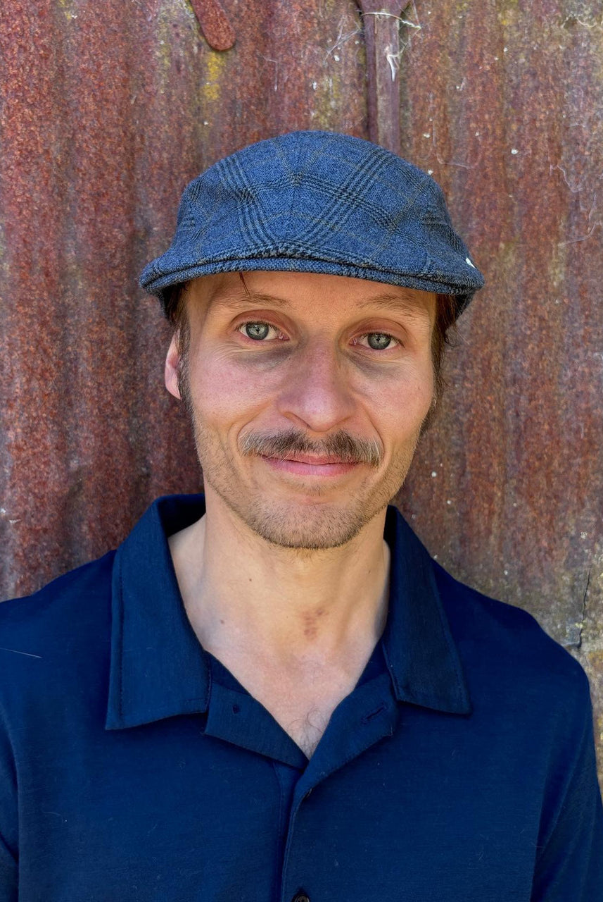 Hills Hats - English Wool Premium Duckbill Powers Check