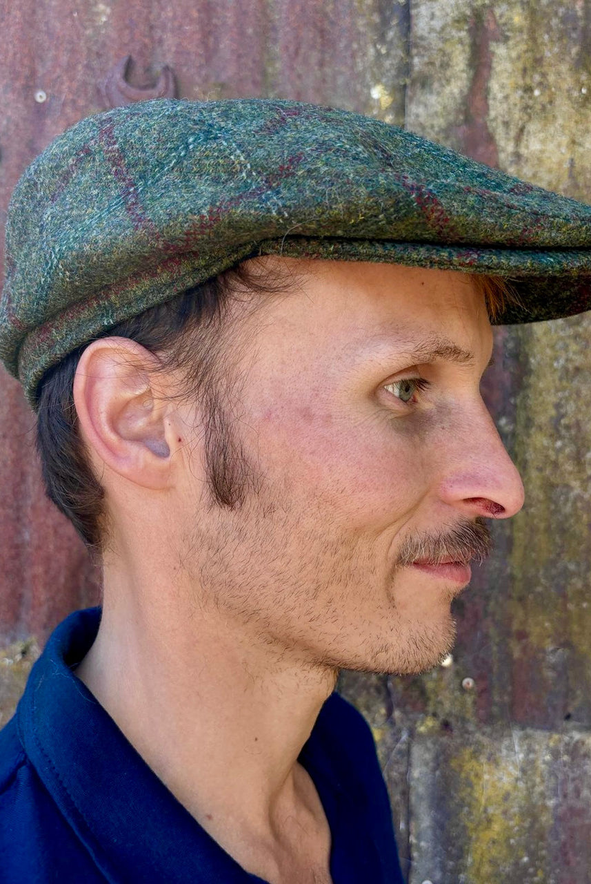 Hills Hats - Premium English Wool Tweed Driving Cap (HH2890)