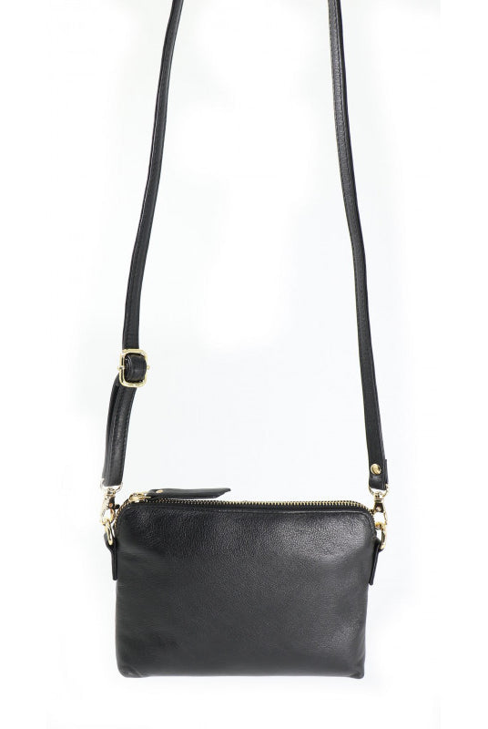 Baron - Leather Mini Handbag (2544)Black