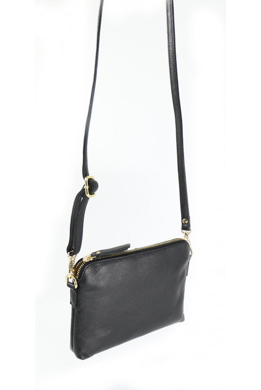 Baron - Leather Mini Handbag (2544)Black