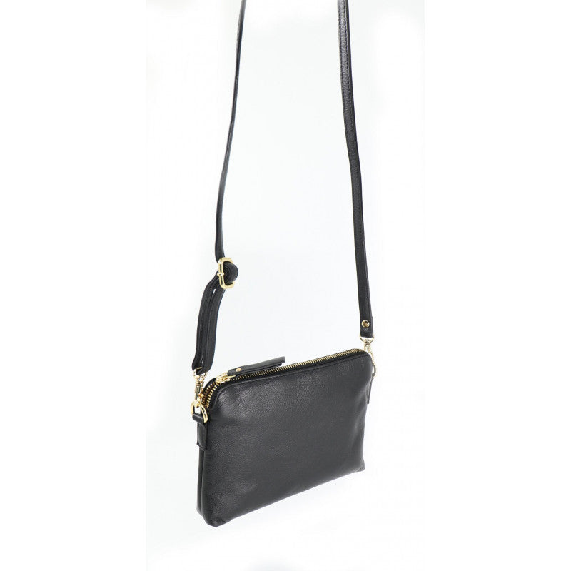 Baron - Leather Mini Handbag (2544)Black
