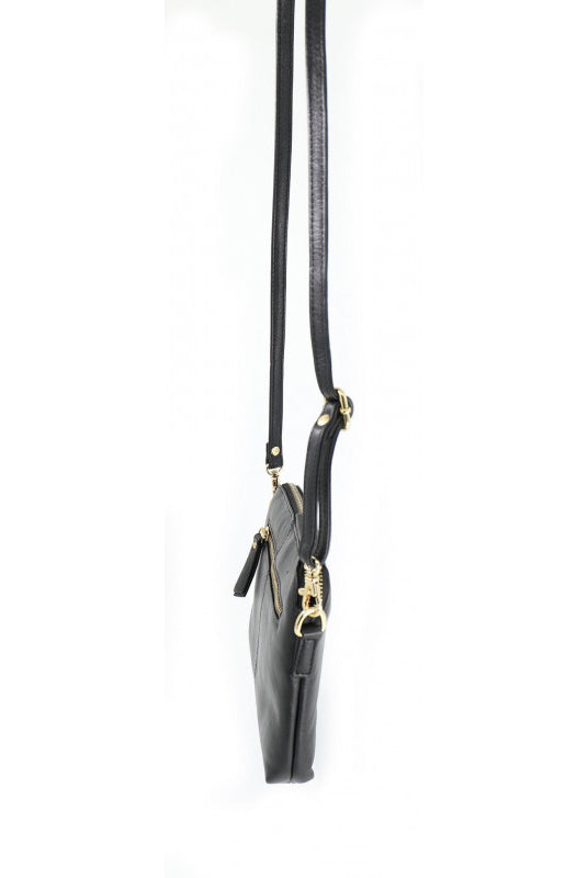 Baron - Leather Mini Handbag (2544)Black