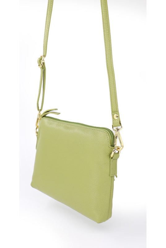 Baron - Leather Mini Handbag (2544)Sage