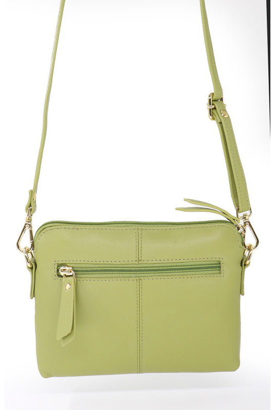 Baron - Leather Mini Handbag (2544)Sage
