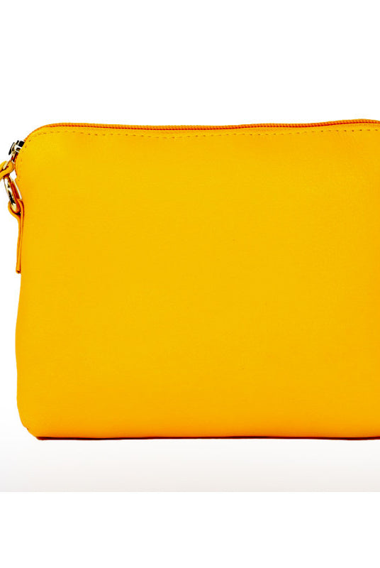 Baron - Leather Mini Handbag (2544)Yellow