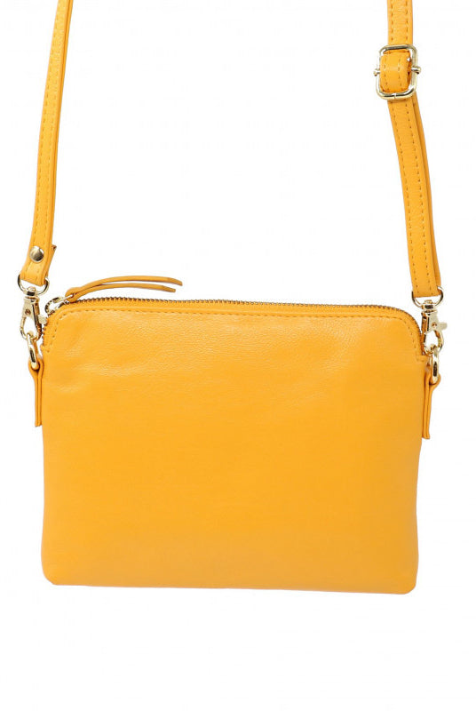 Baron - Leather Mini Handbag (2544)Yellow