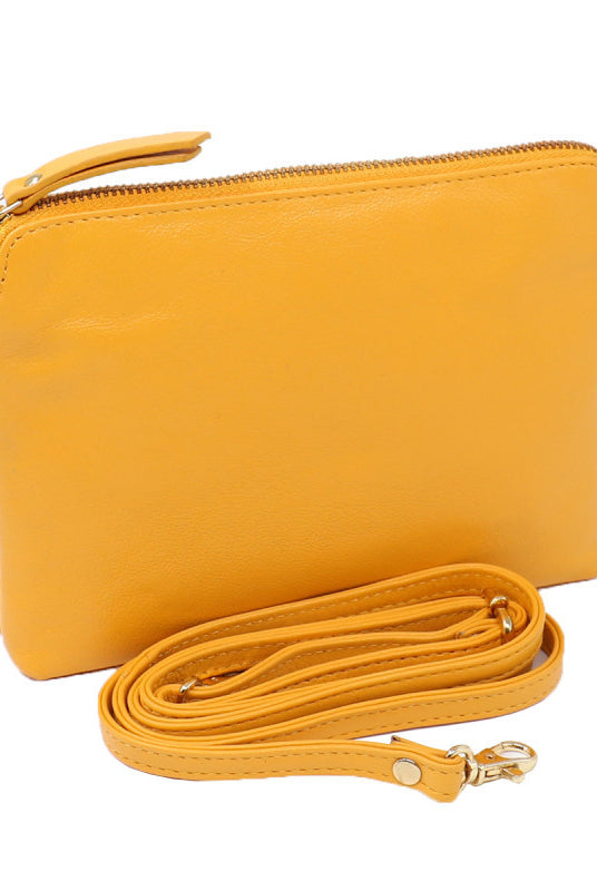 Baron - Leather Mini Handbag (2544)Yellow