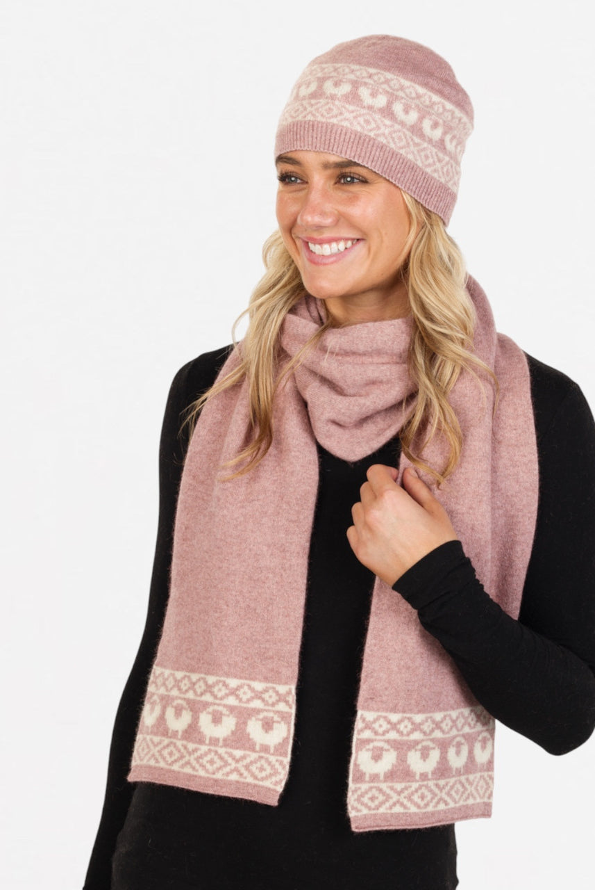 Native World - Merino and Possum Farm Beanie (NX902) Lily