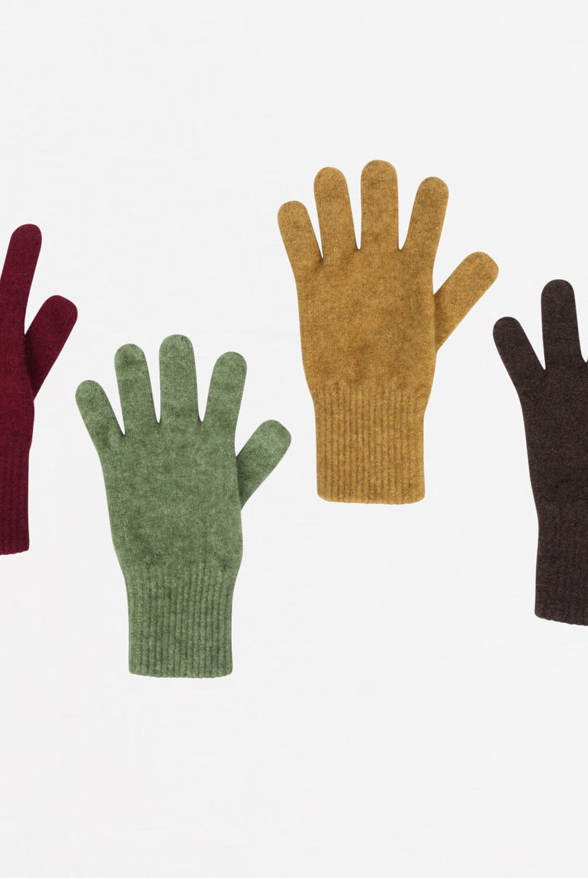 From left to right: Cherry, Marigold, Pistachio and Cocoa.