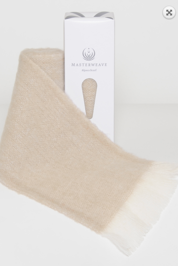 Sand colour scarf loose
