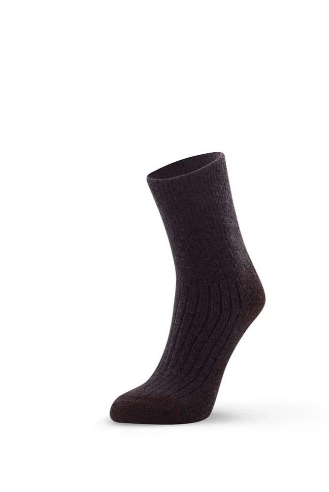 Norsewear - Possum & Merino Unisex Short Sock Black