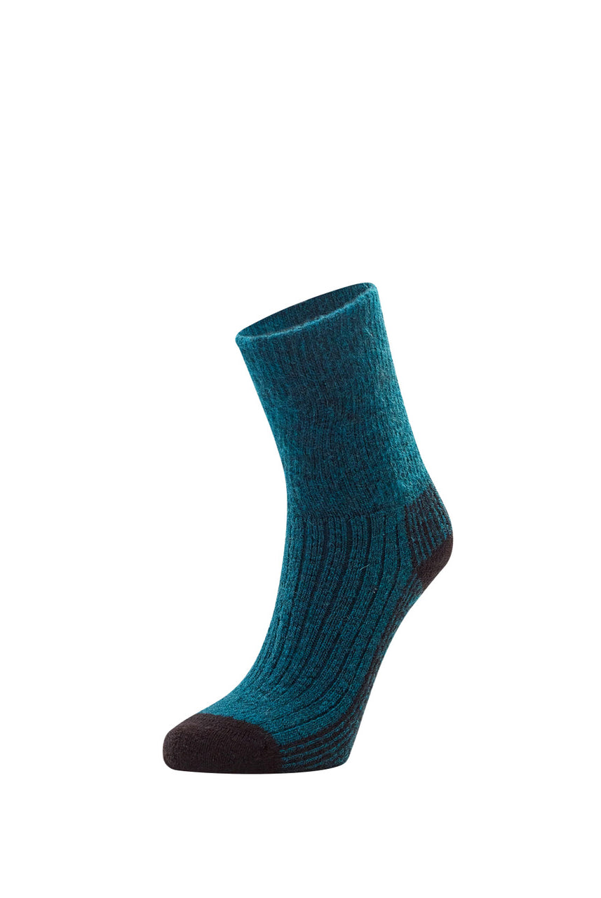 Norsewear - Possum & Merino Unisex Short Sock Turquoise