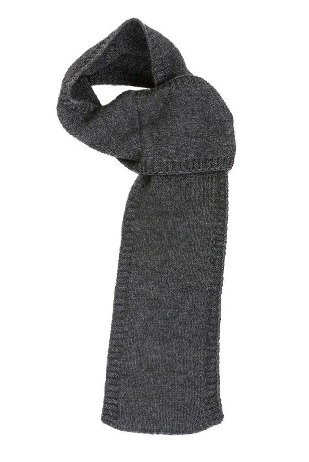 Lothlorian - Merino & Possum Loop Scarf (9908)Charcoal