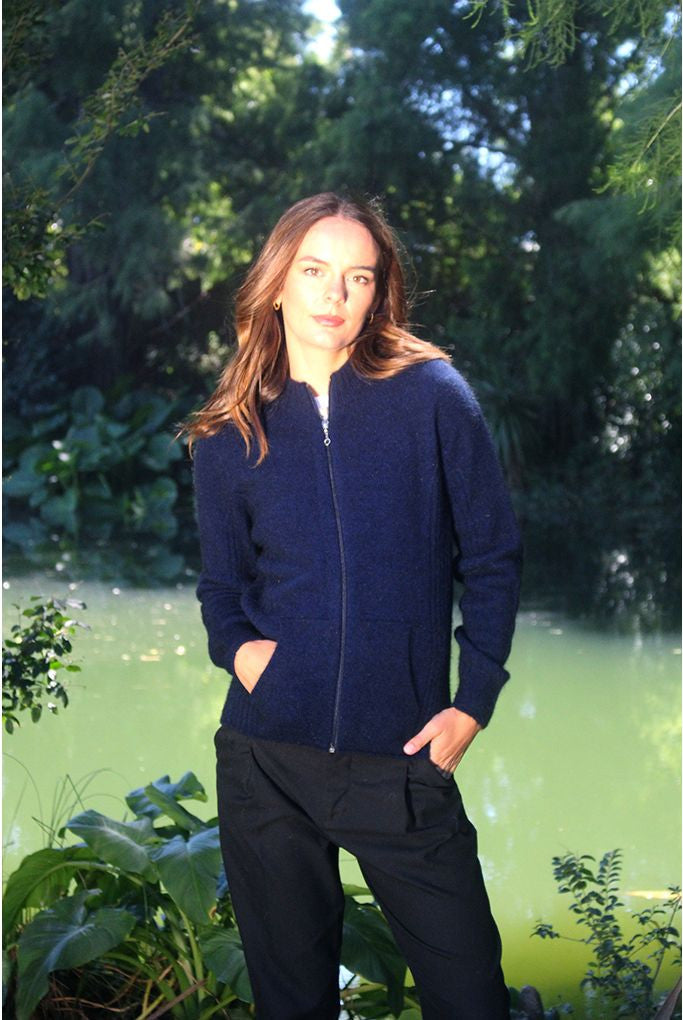 Lothlorian - Rib Detail Jacket with Pockets (9975)Midnight