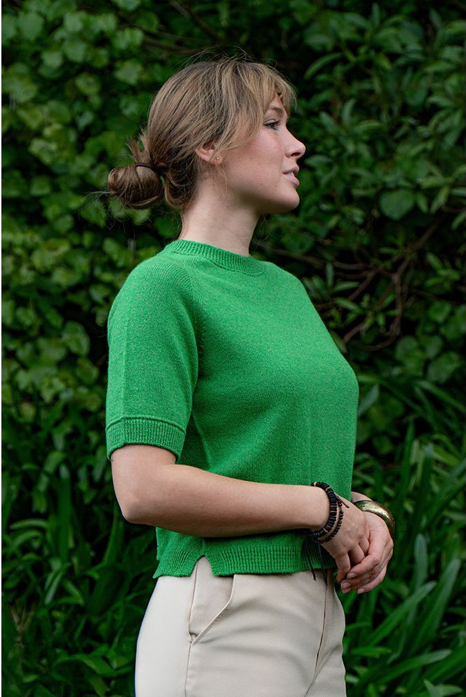 Lothlorian - Cotton & Merino Hansa Tee (CM106)Kelly Green