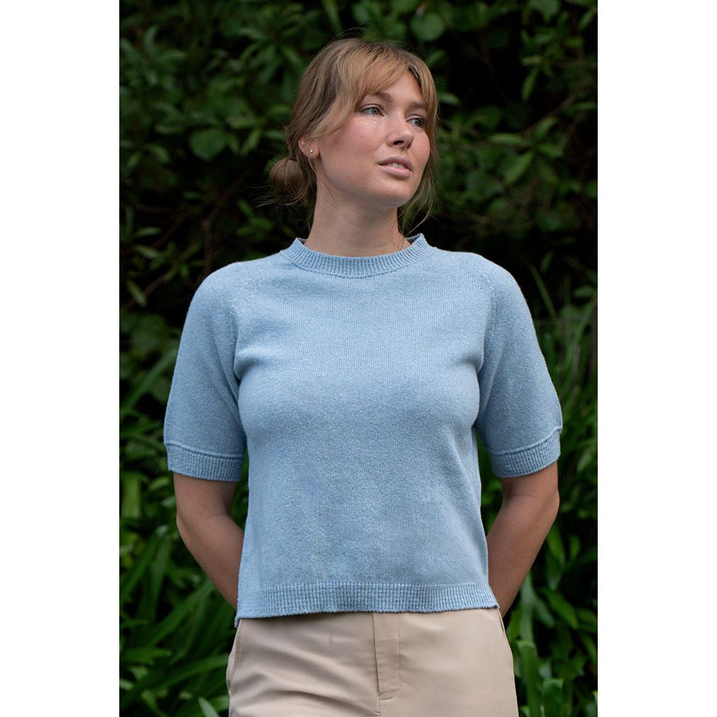 Lothlorian - Cotton & Merino Hansa Tee (CM106)Sky